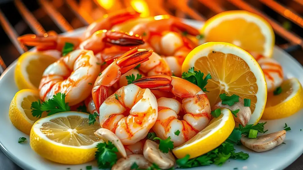 shrimp marinated in lemon garlic