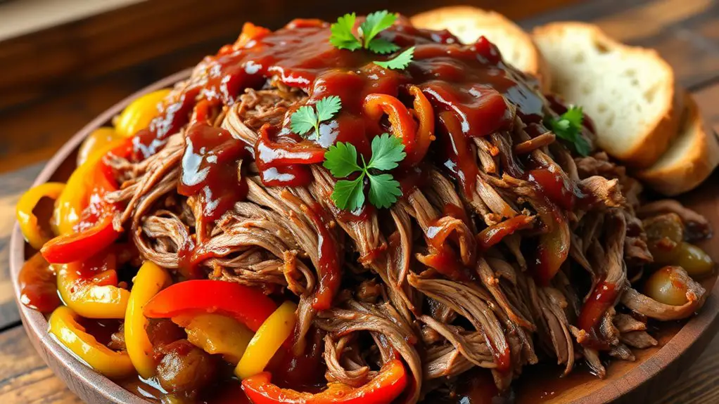 slow cooked tender beef roast