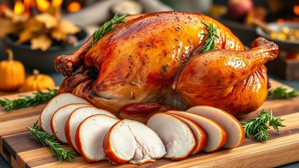 smoked turkey with applewood