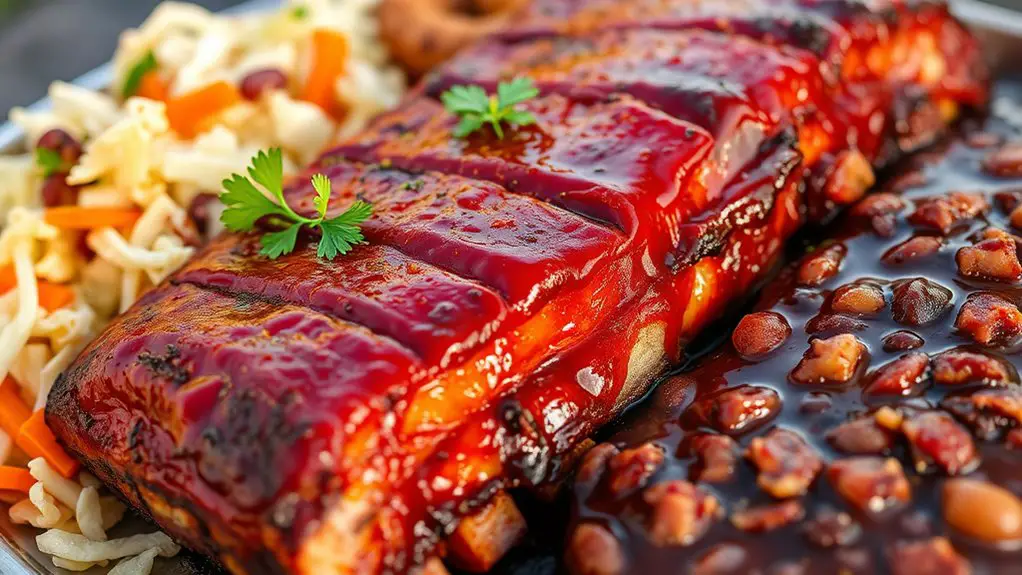 smoky flavorful barbecue ribs