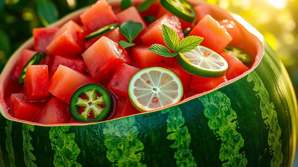 spicy and refreshing watermelon