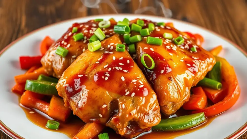 spicy asian marinated chicken