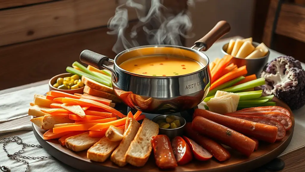 spicy cheese dipping sauce