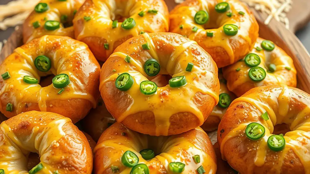 spicy cheesy bagel delight