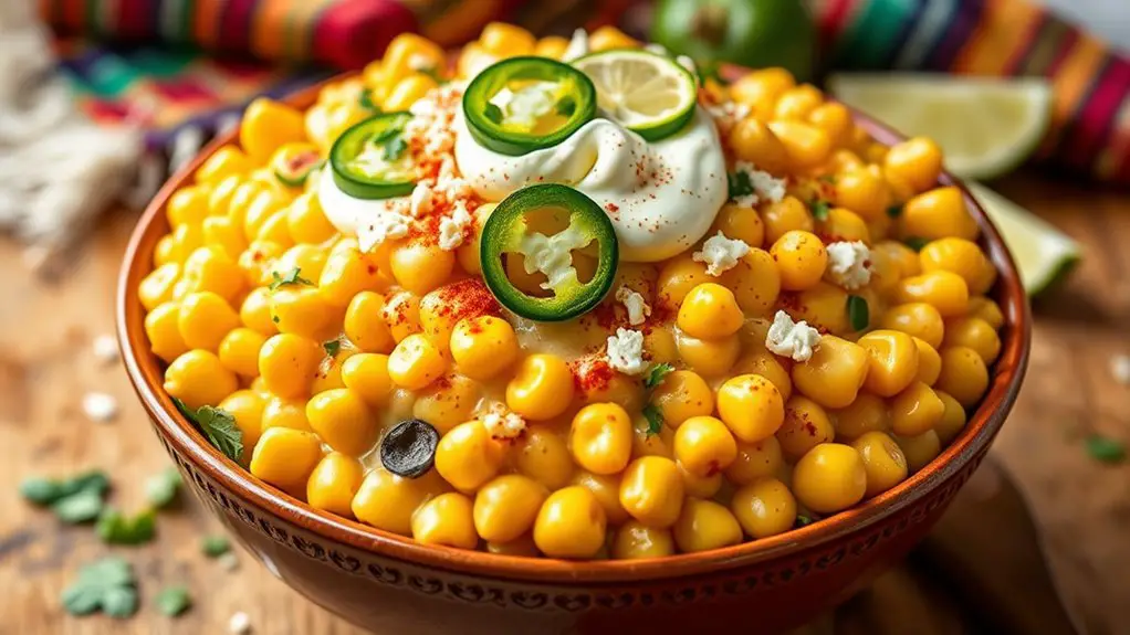 spicy creamy corn dish