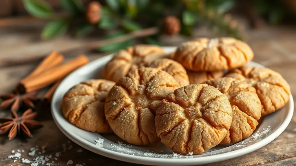 spicy crispy gingersnap cookies