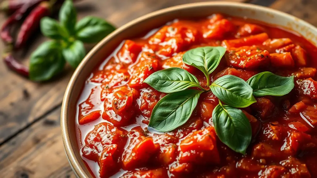 spicy italian tomato sauce