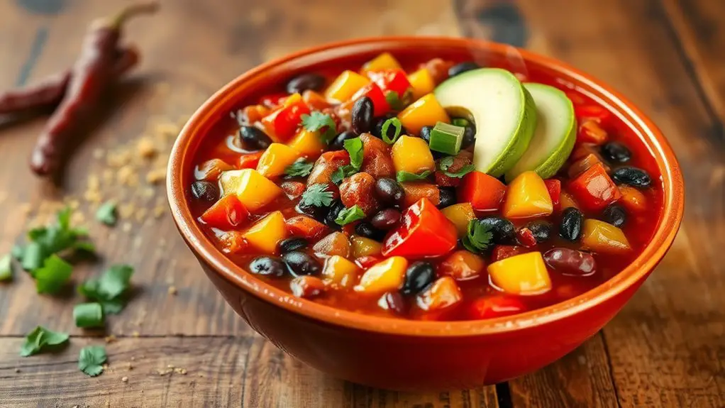 spicy smoky vegetable chili