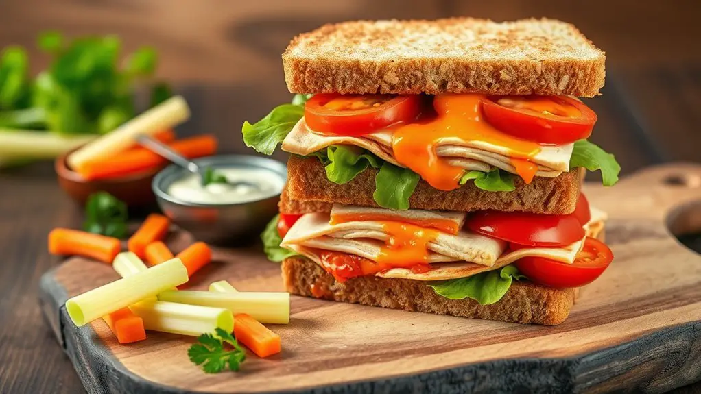 spicy turkey sandwich delight