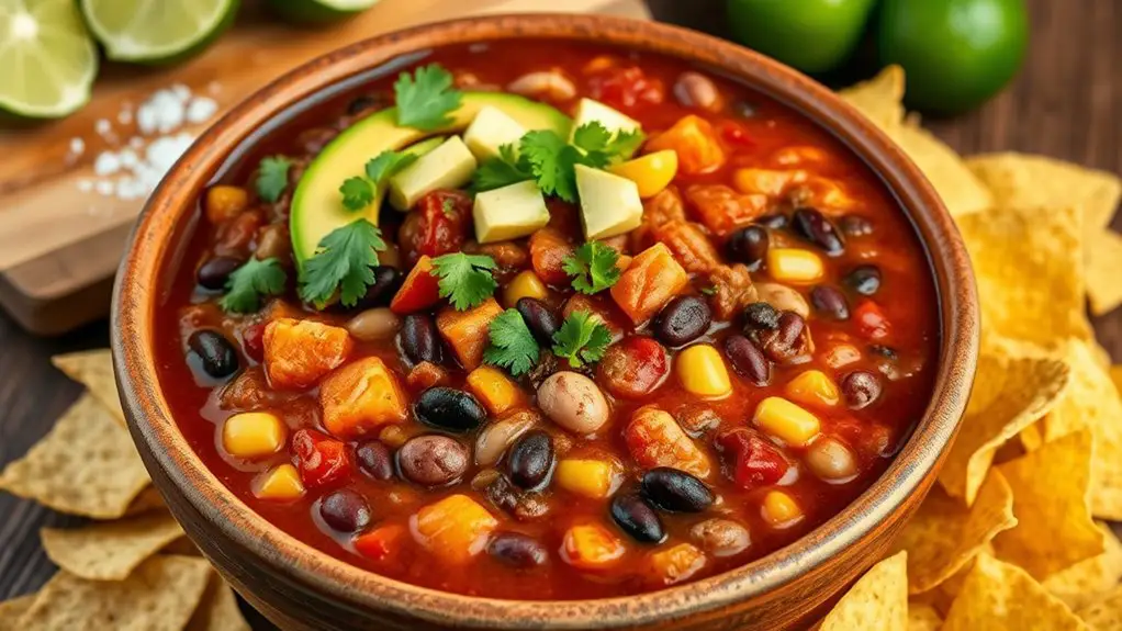 spicy vegetarian bean dish