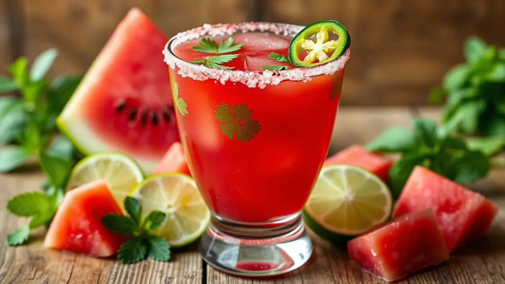 spicy watermelon cocktail recipe