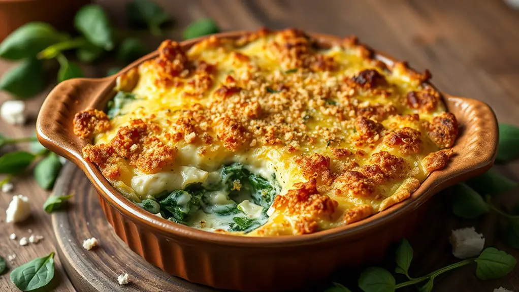 spinach and feta casserole