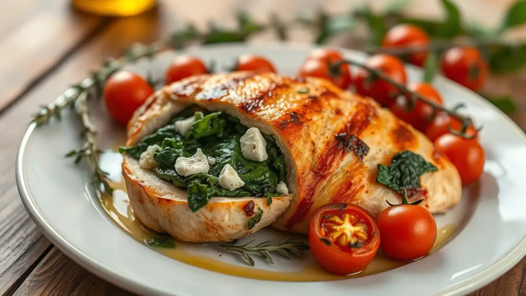 spinach and feta chicken