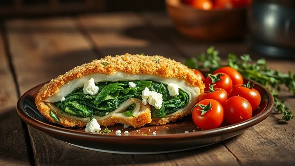 spinach feta stuffed chicken