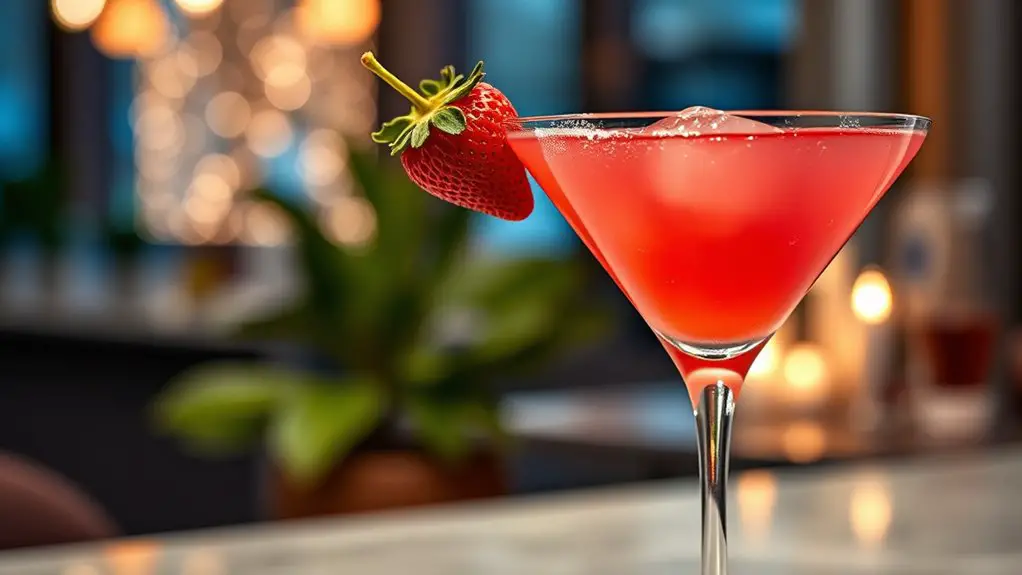 strawberry flavored cocktail delight