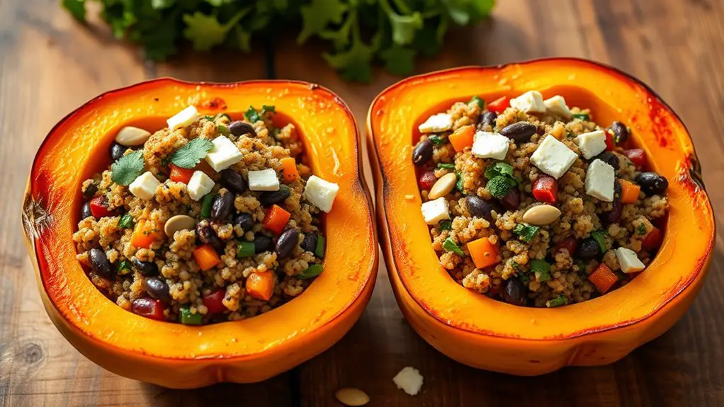 stuffed butternut squash recipe