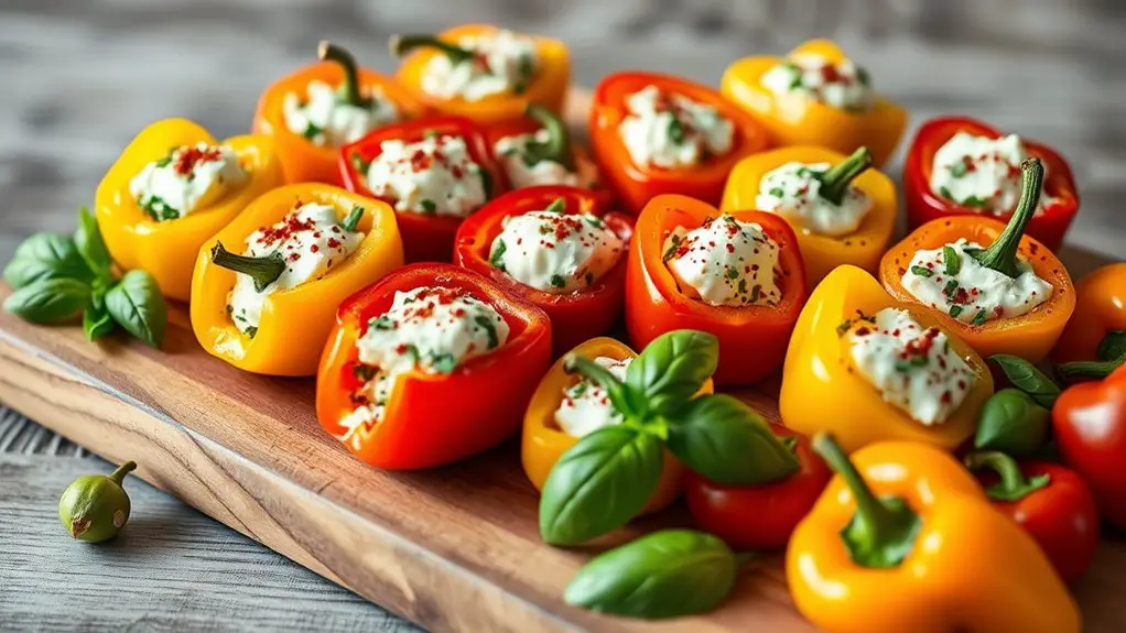 stuffed mini bell peppers