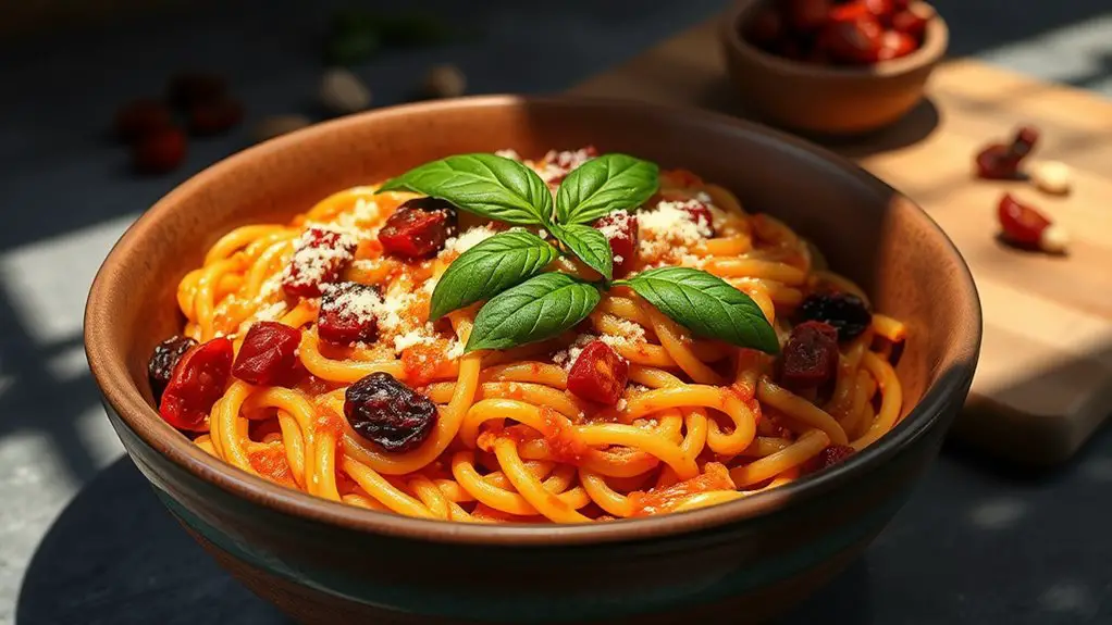 sun dried tomato pesto pasta