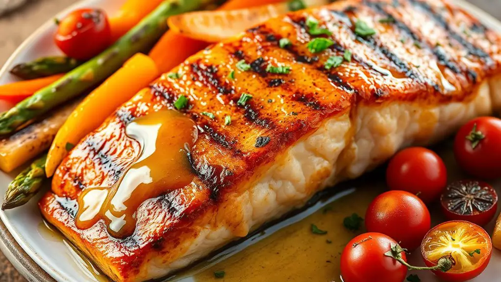 sweet and savory salmon