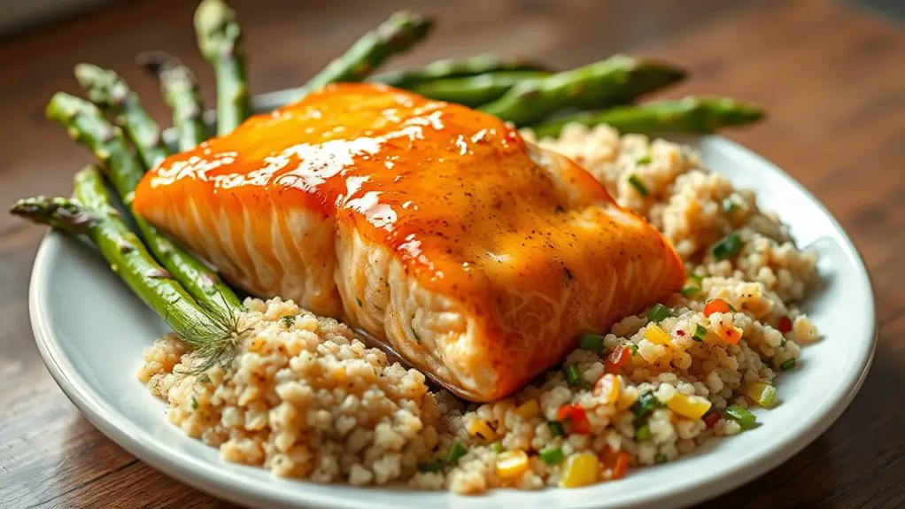 sweet and tangy salmon