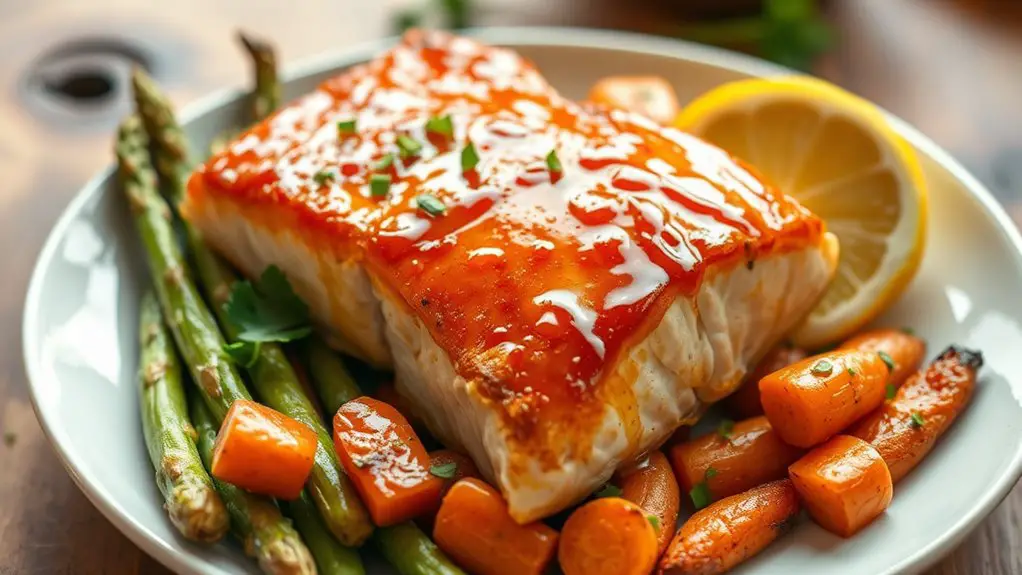 sweet and tangy salmon