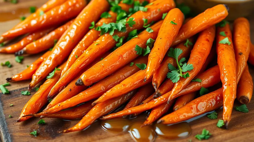 sweet tender glazed carrots