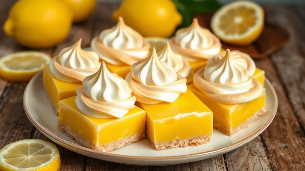 tangy lemon dessert bars