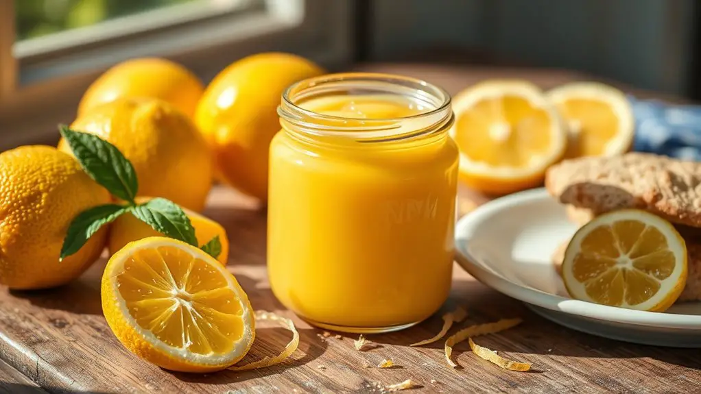 tangy sweet lemon spread