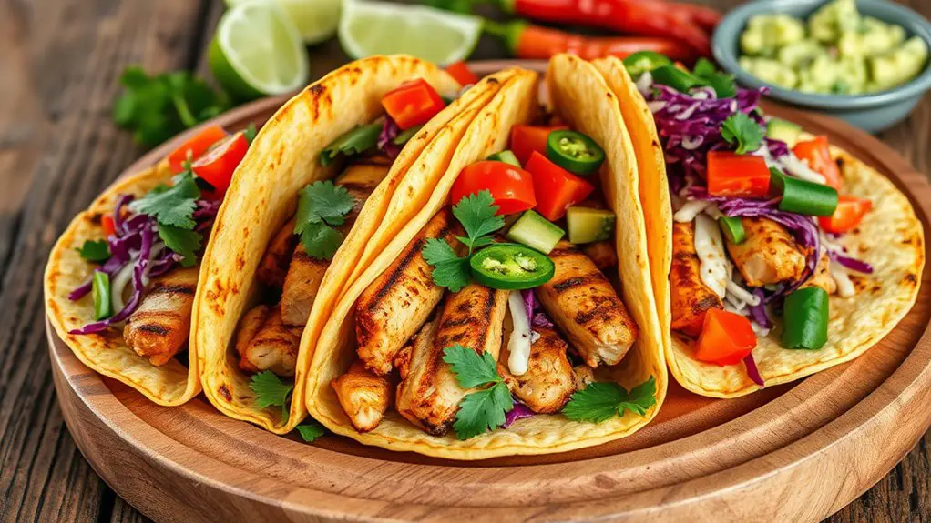 tasty grilled chicken tacos