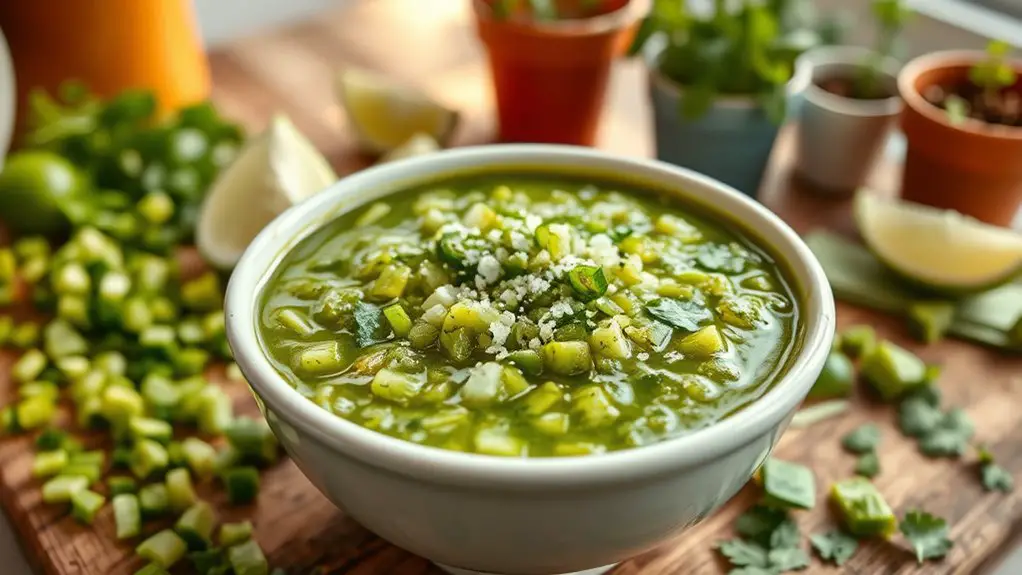 tomatillo based green sauce