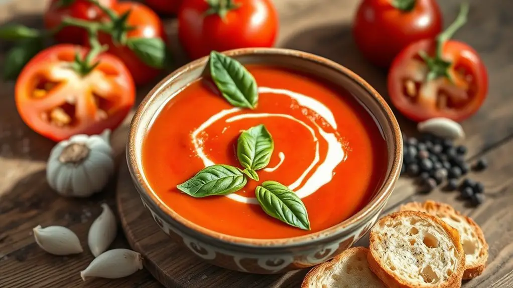 tomato basil soup recipe