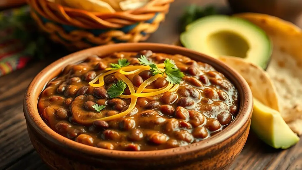 traditional mexican bean dish