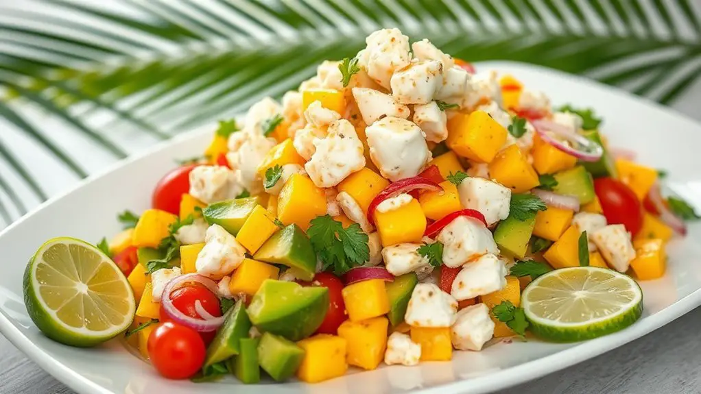 tropical crab salad recipe