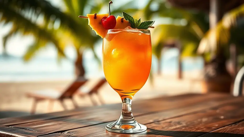 tropical fruit cocktail delight