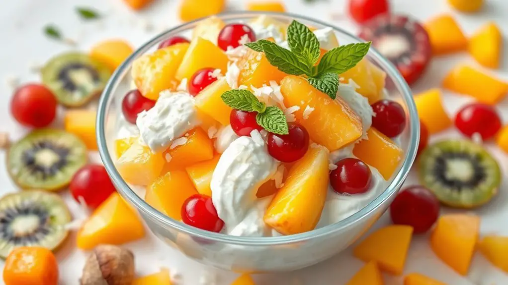 tropical fruit dessert paradise