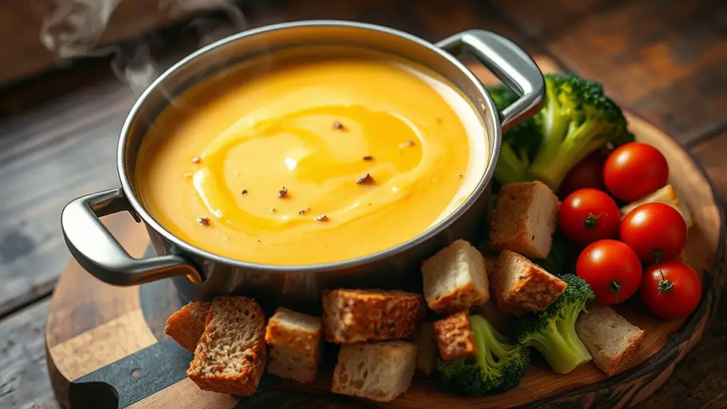 truffle gruy re cheese fondue