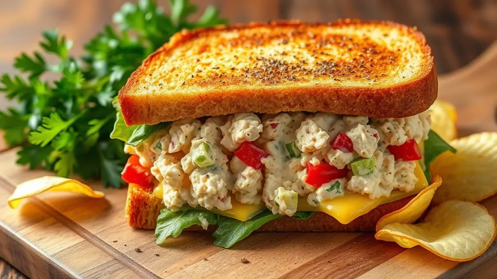 tuna salad sandwich delight