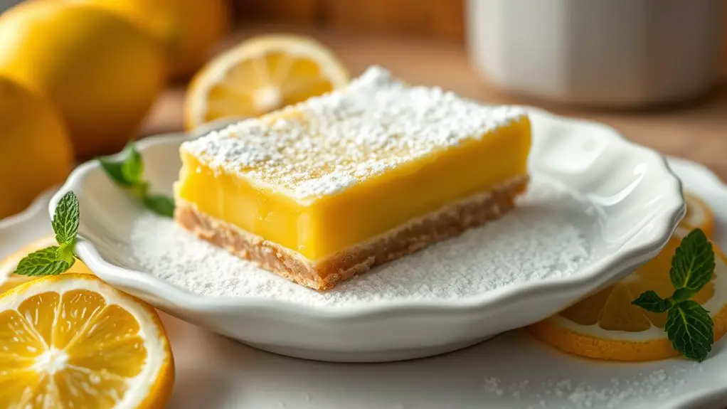 vegan dessert with citrus