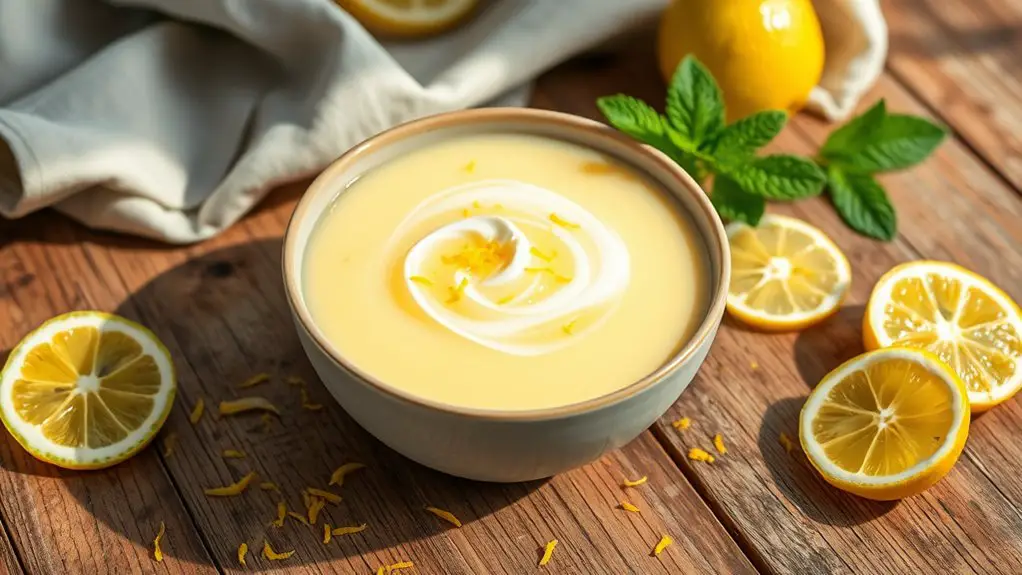 vegan lemon custard recipe