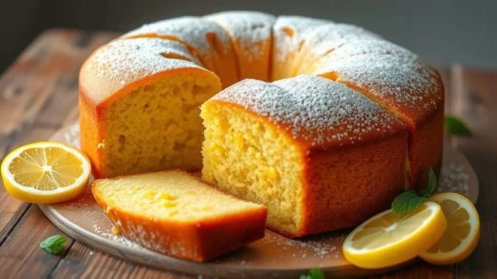 vegan lemon flavored cake recipe