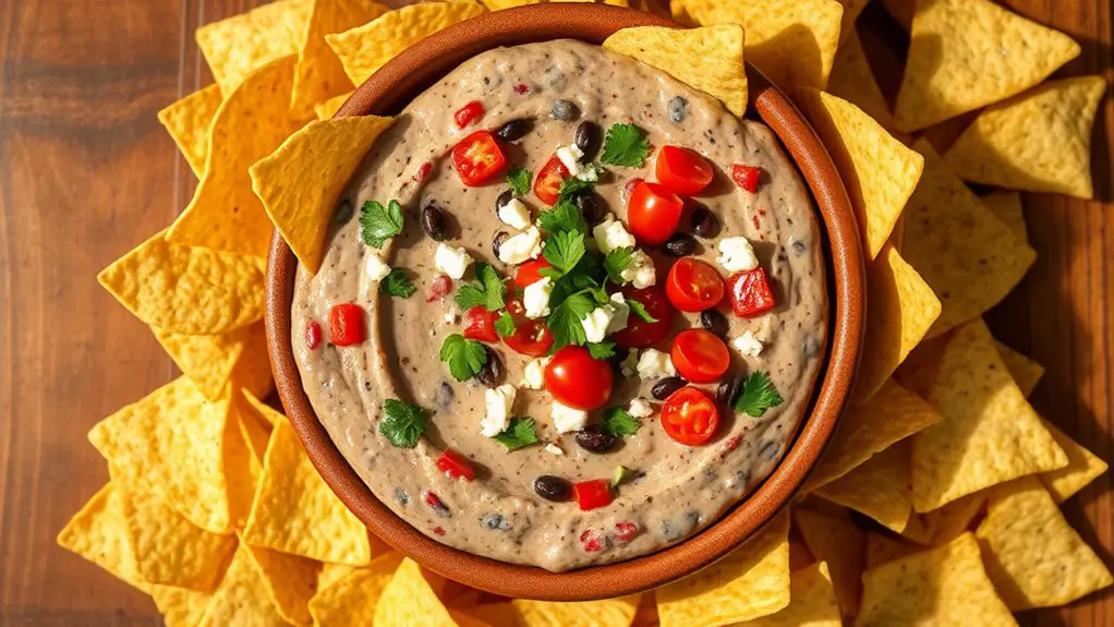 vegetarian black bean dip