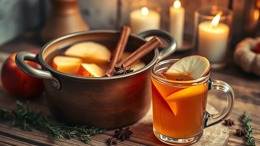 warm flavorful autumn beverage