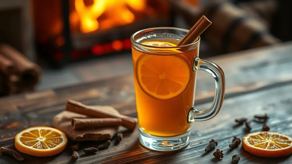 warm soothing whiskey drink