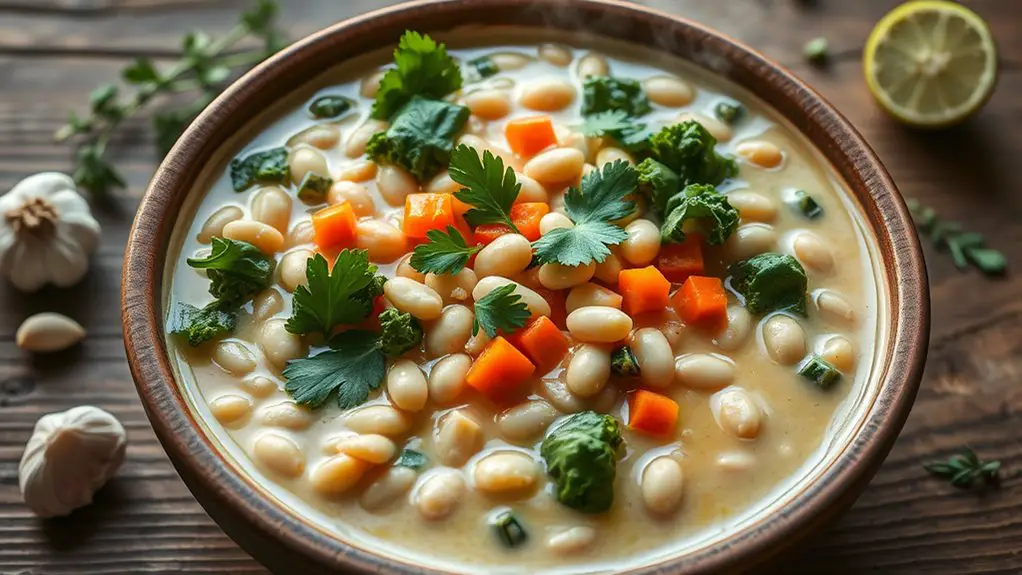 white bean kale chili