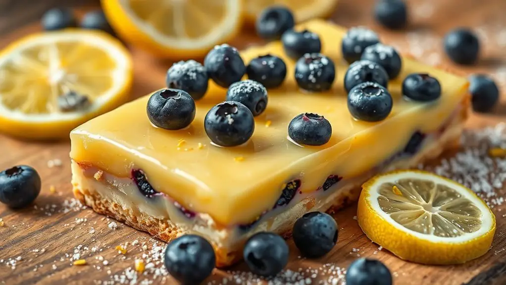 zesty blueberry lemon dessert