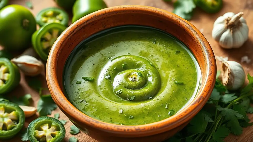 zesty green enchilada sauce