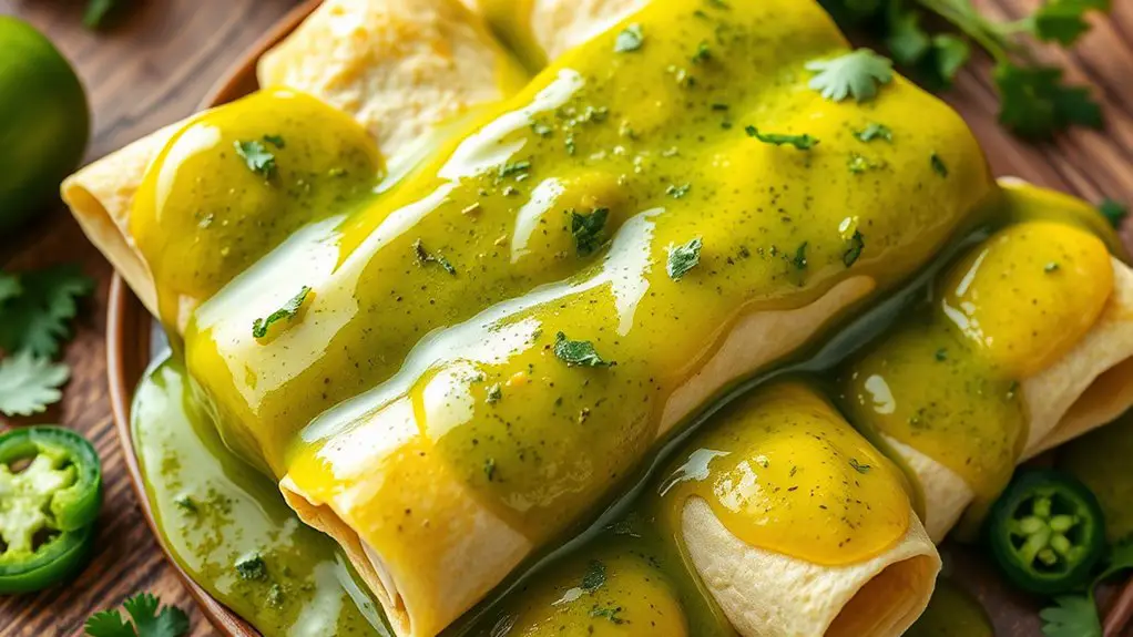 zesty green enchilada sauce