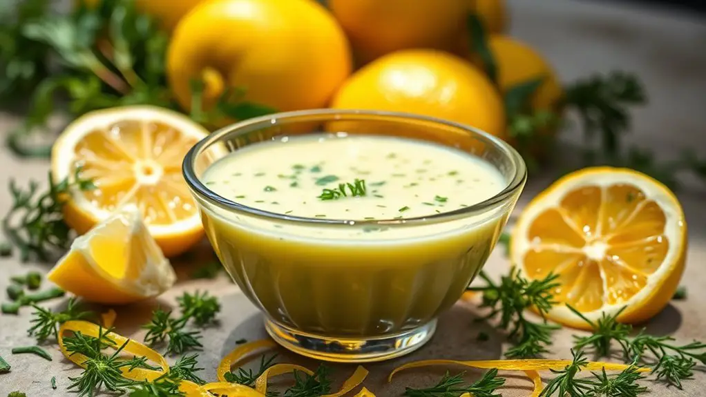 zesty lemon herb dressing