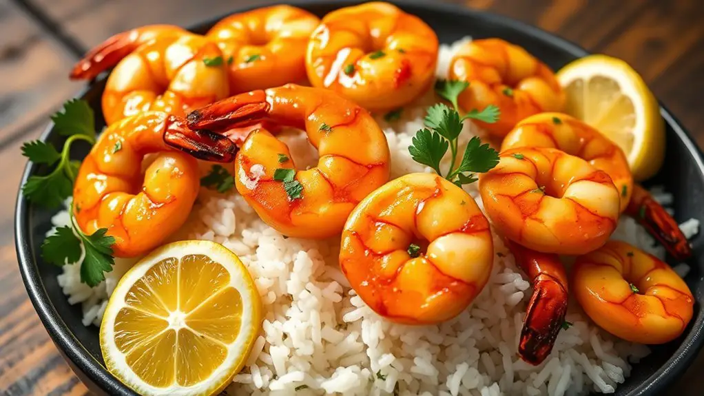 zesty shrimp with garlic