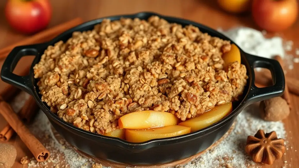 apple dessert with crisp